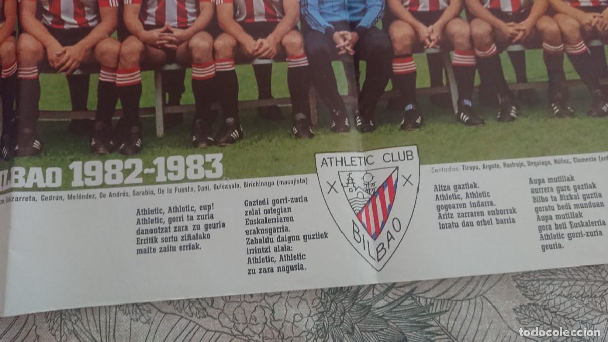 Coleccionismo deportivo: P&Oacute;STER ATL&Eacute;TICO BILBAO 1983 - Foto 3