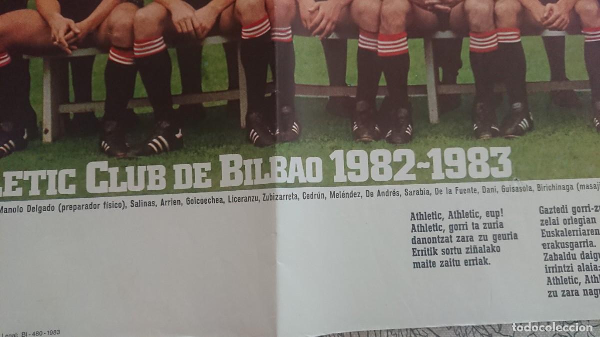 Coleccionismo deportivo: P&Oacute;STER ATL&Eacute;TICO BILBAO 1983 - Foto 4