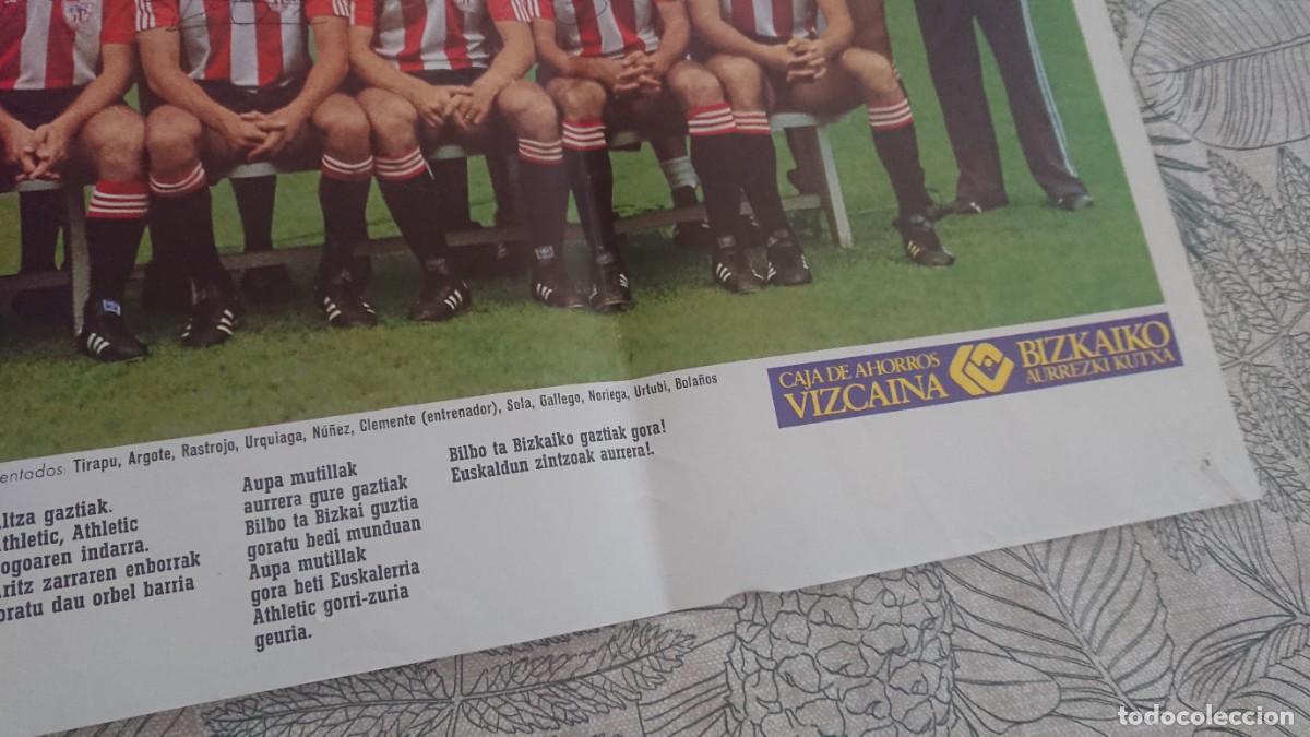 Coleccionismo deportivo: P&Oacute;STER ATL&Eacute;TICO BILBAO 1983 - Foto 5