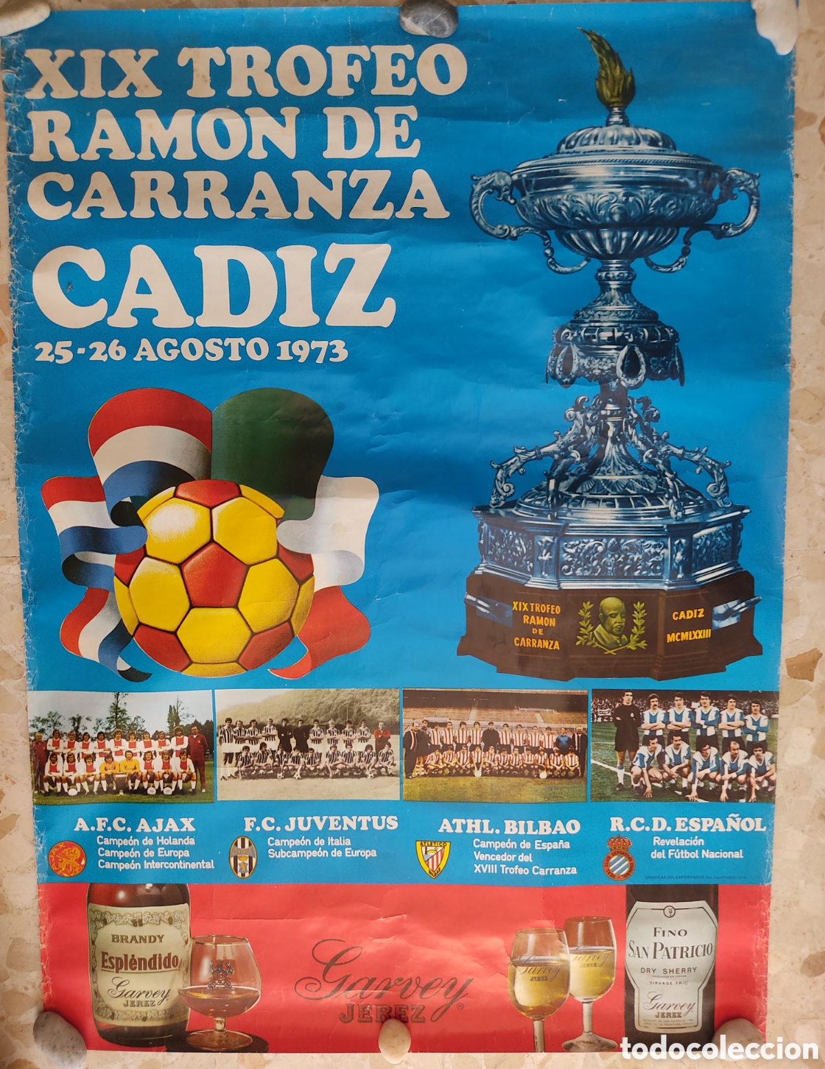 Coleccionismo deportivo: XIX trofeo ramon de carranza - Foto 1
