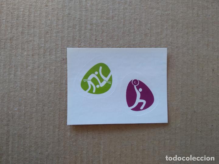 Collectionnisme sportif: A33 A34 SIMBOLO JUDO HALTEROFILIA CROMO JJOO RIO 2016 JUEGOS OL&Iacute;MPICOS EQUIPO TEAM BRASIL