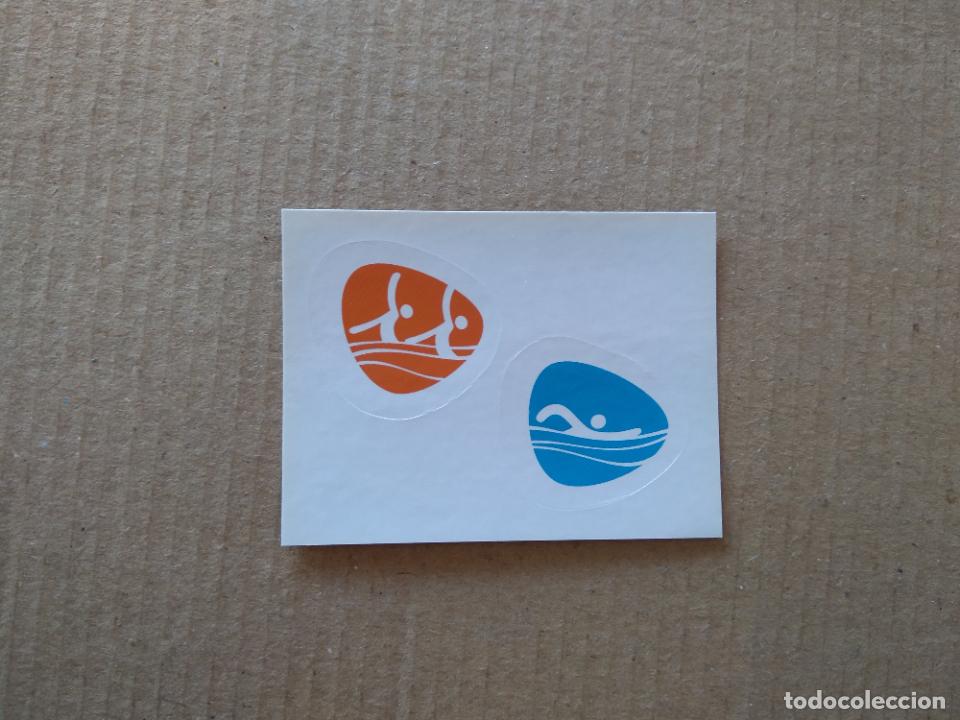 Collectionnisme sportif: A39 A40 SIMBOLO NATACI&Oacute;N SINCRONIZADA CROMO JJOO RIO 2016 JUEGOS OL&Iacute;MPICOS EQUIPO TEAM BRASIL