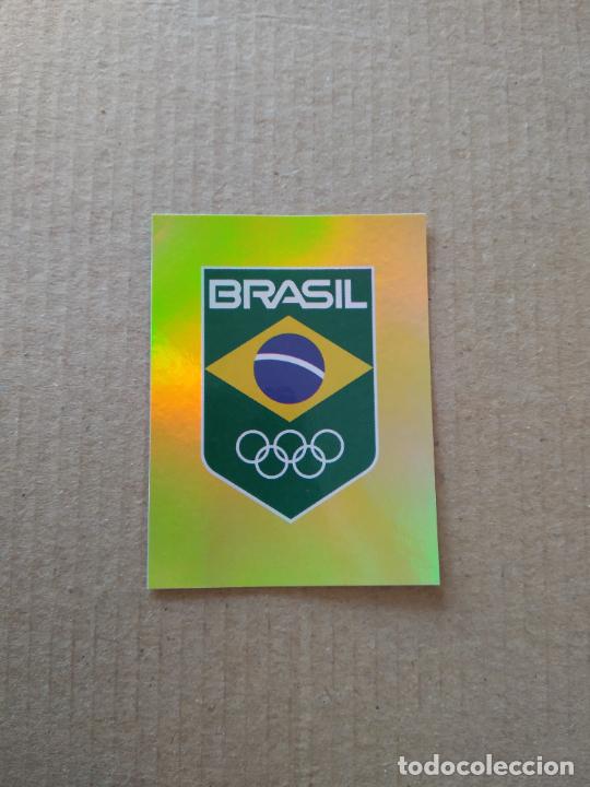 Sammelleidenschaft Sport: M5 LOGO BANDERA SELECCI&Oacute;N BRAZIL CROMO JJOO RIO 2016 JUEGOS OL&Iacute;MPICOS EQUIPO TEAM BRASIL