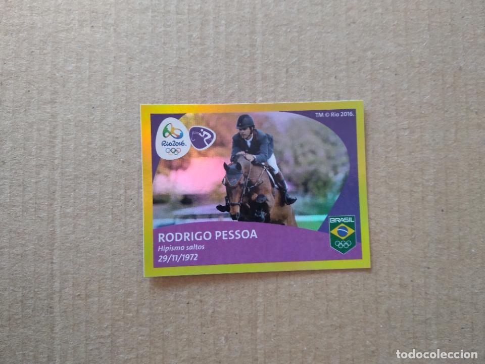 Collectionnisme sportif: M26 RODRIGO PESSOA HIPICA CROMO JJOO RIO 2016 JUEGOS OL&Iacute;MPICOS EQUIPO TEAM BRASIL