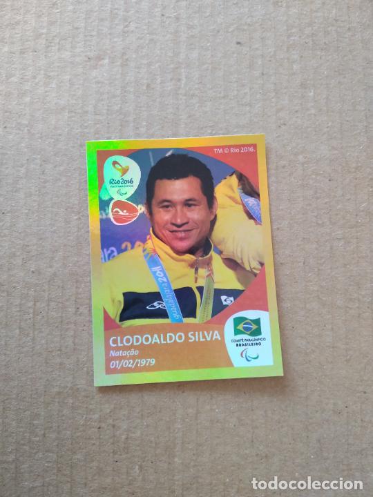 Collectionnisme sportif: M32 CLODOALDO SILVA NATACION CROMO JJOO RIO 2016 JUEGOS OL&Iacute;MPICOS EQUIPO TEAM BRASIL