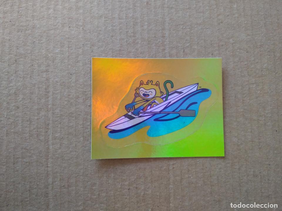 Collectionnisme sportif: M34 MASCOTA VINICIUS REMO CROMO JJOO RIO 2016 JUEGOS OL&Iacute;MPICOS EQUIPO TEAM BRASIL