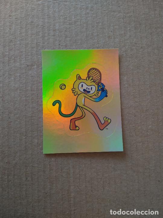 Collectionnisme sportif: M38 MASCOTA VINICIUS TENIS CROMO JJOO RIO 2016 JUEGOS OL&Iacute;MPICOS EQUIPO TEAM BRASIL