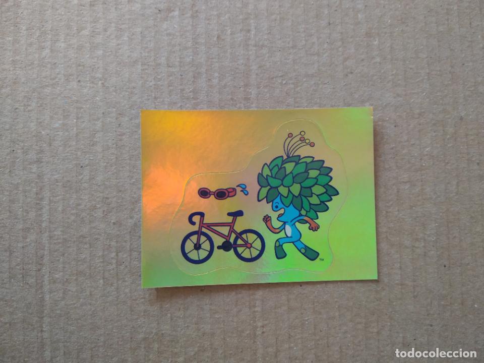 Collectionnisme sportif: M41 MASCOTA TOM TRIATLON CROMO JJOO RIO 2016 JUEGOS OL&Iacute;MPICOS EQUIPO TEAM BRASIL