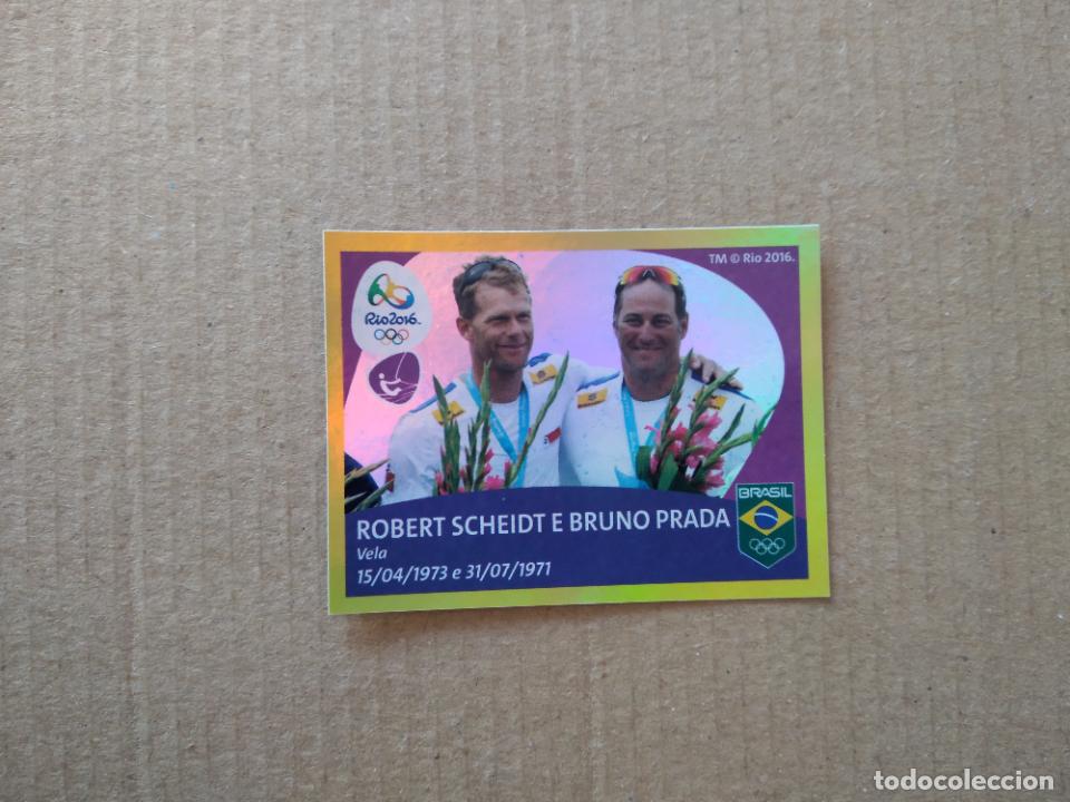 Collectionnisme sportif: M42 ROBERT SCHEIDT Y BRUNO PRADA VELA CROMO JJOO RIO 2016 JUEGOS OL&Iacute;MPICOS EQUIPO TEAM BRASIL