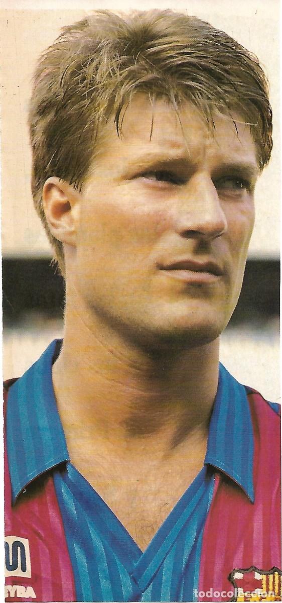 Coleccionismo deportivo: BAR&Ccedil;A: Gran recorte de LAUDRUP. 1991 - Foto 1