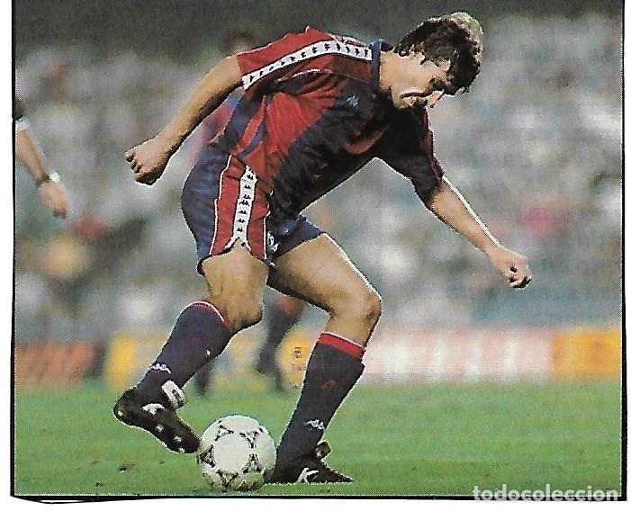 Coleccionismo deportivo: Recorte de LAUDRUP en acci&oacute;n - Foto 1