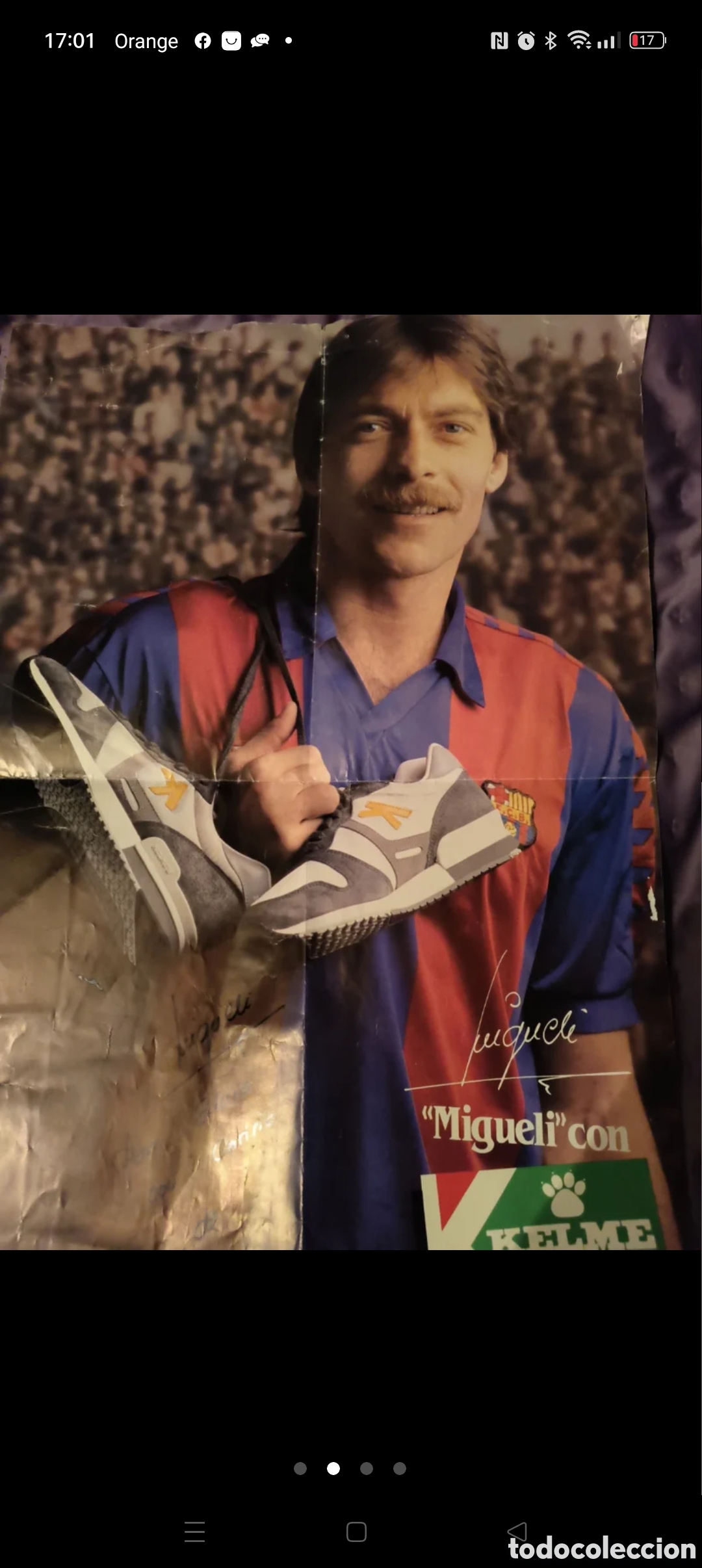 Coleccionismo deportivo: Firma de Migueli - Foto 4