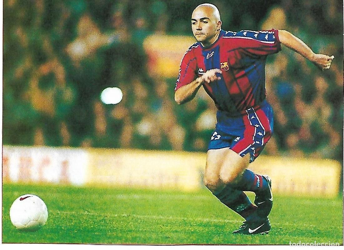 Coleccionismo deportivo: BAR&Ccedil;A: Recorte de IV&Aacute;N DE LA PE&Ntilde;A. 1998 - Foto 1
