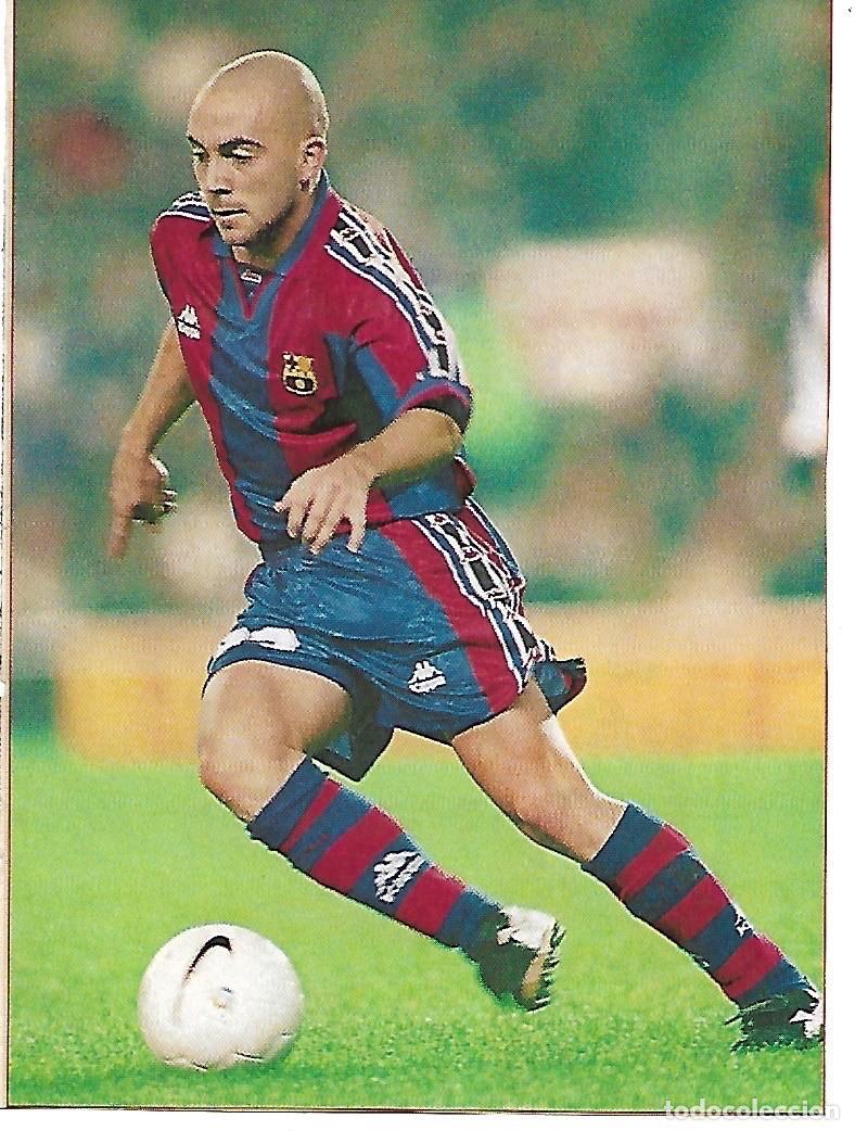 Coleccionismo deportivo: BAR&Ccedil;A: Recorte de IV&Aacute;N DE LA PE&Ntilde;A. 1997 - Foto 1