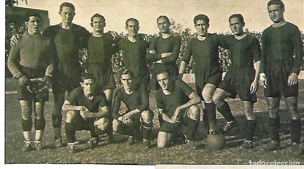 Coleccionismo deportivo: BAR&Ccedil;A: Recorte de un equipo de 1935 - Foto 1