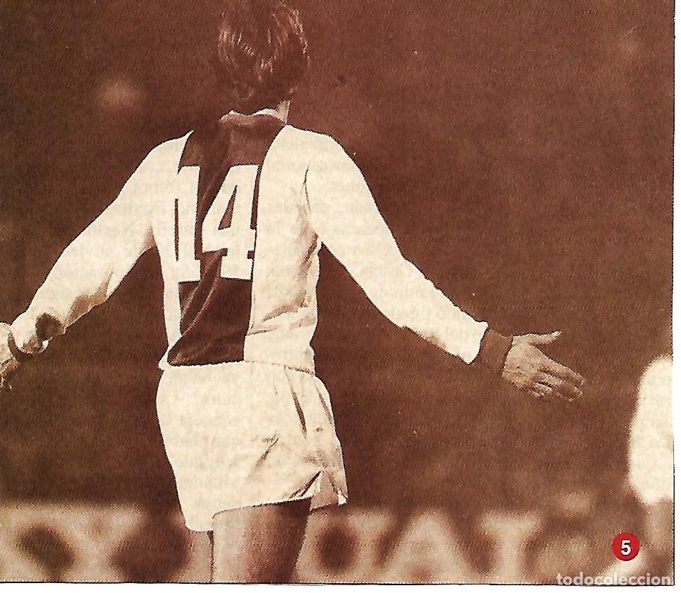Coleccionismo deportivo: Recorte de CRUYFF con el 14 a la espalda - Foto 1