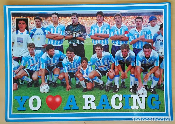 Collectionnisme sportif: Foto o poster del equipo de futbol Racing de Avellaneda: 35x24 cm