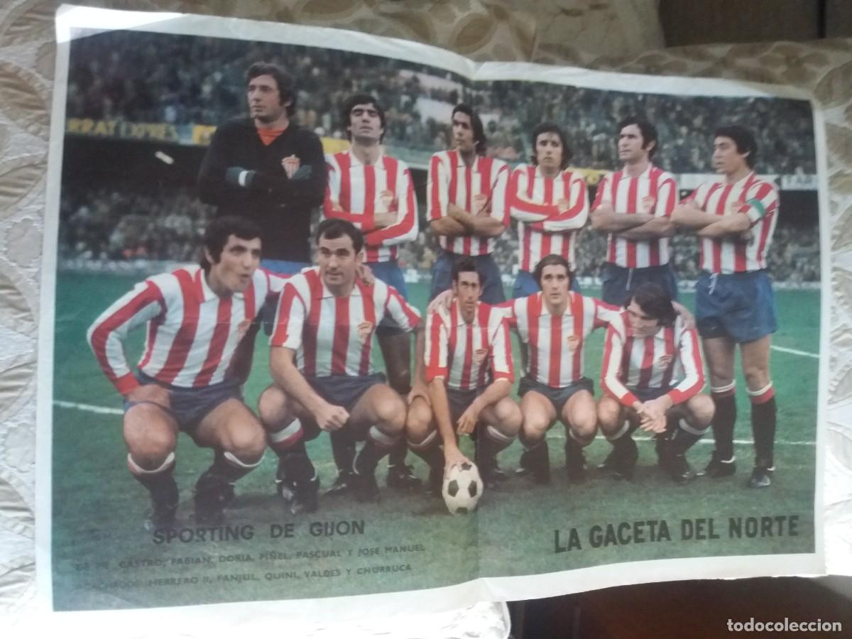 Sammelleidenschaft Sport: P&Oacute;STER SPORTING DE GIJ&Oacute;N. LA GACETA DEL NORTE