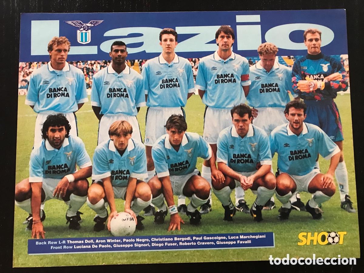 Coleccionismo deportivo: Poster Lazio de Roma Shoot - Foto 1