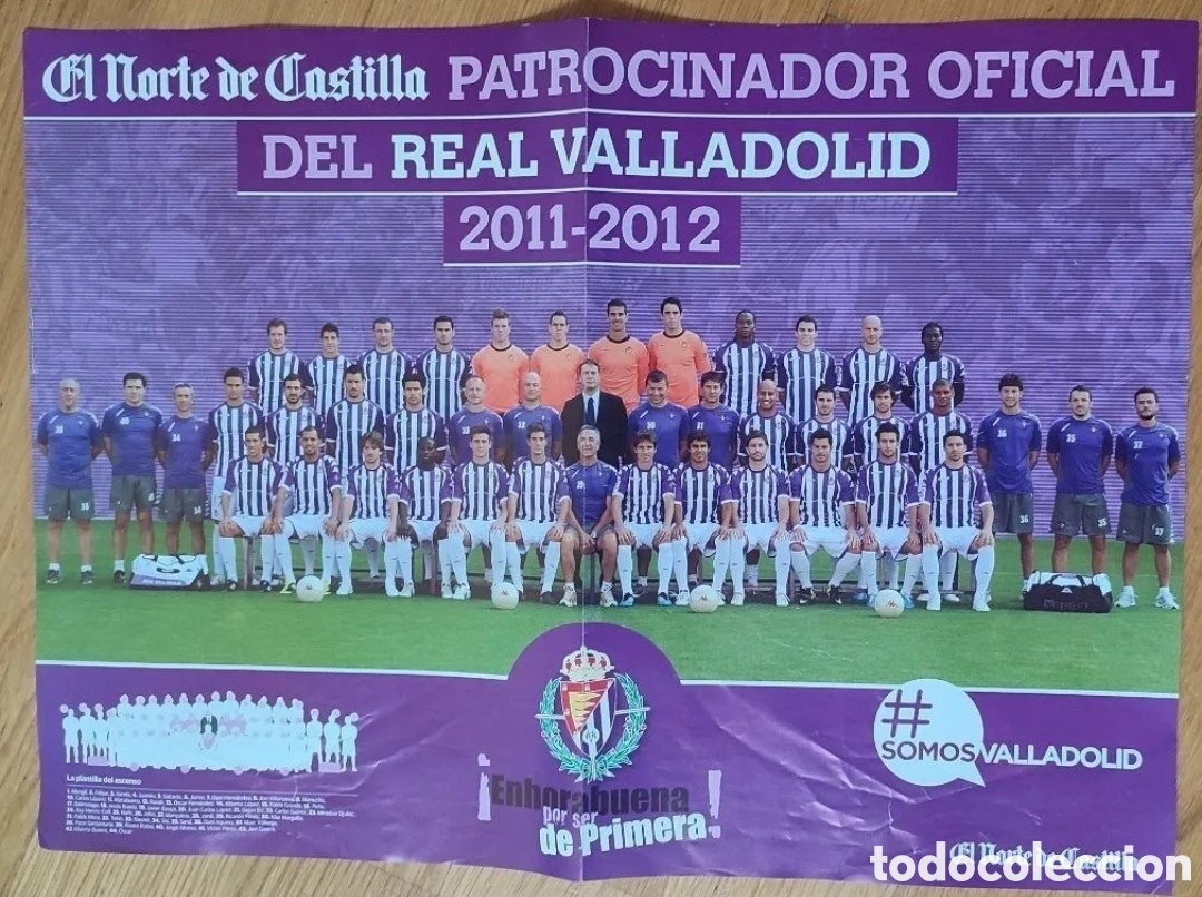 Sammelleidenschaft Sport: Poster Real Valladolid ascenso temporada 11-12