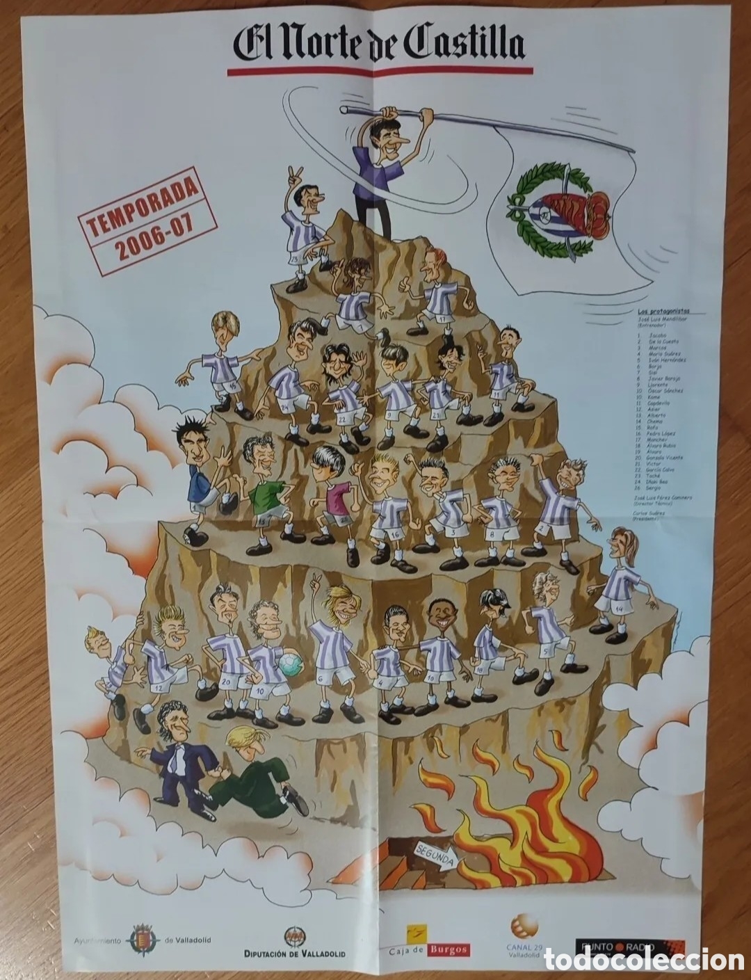 Sammelleidenschaft Sport: Poster Real Valladolid ascenso temporada 06-07