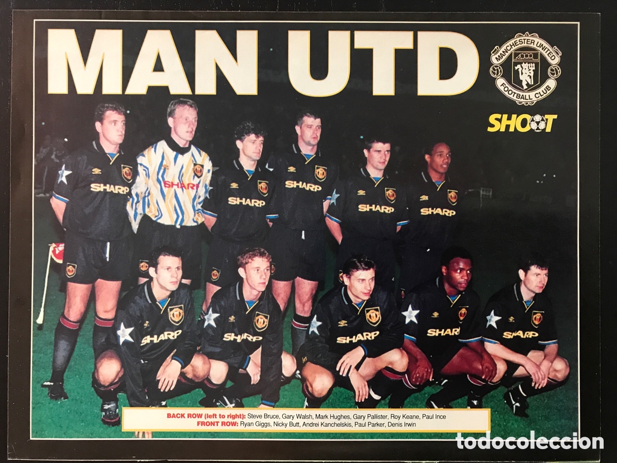 Coleccionismo deportivo: Poster Manchester United Shoot - Foto 1