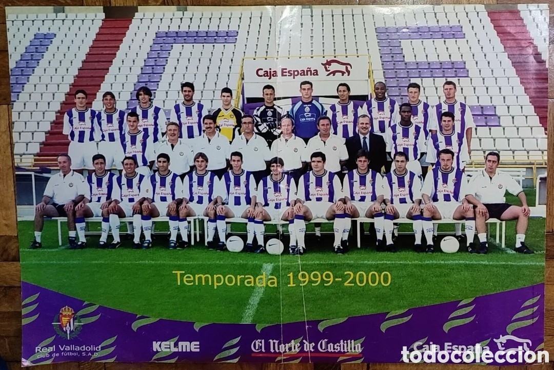 Sammelleidenschaft Sport: Poster Real Valladolid temporada 99-00