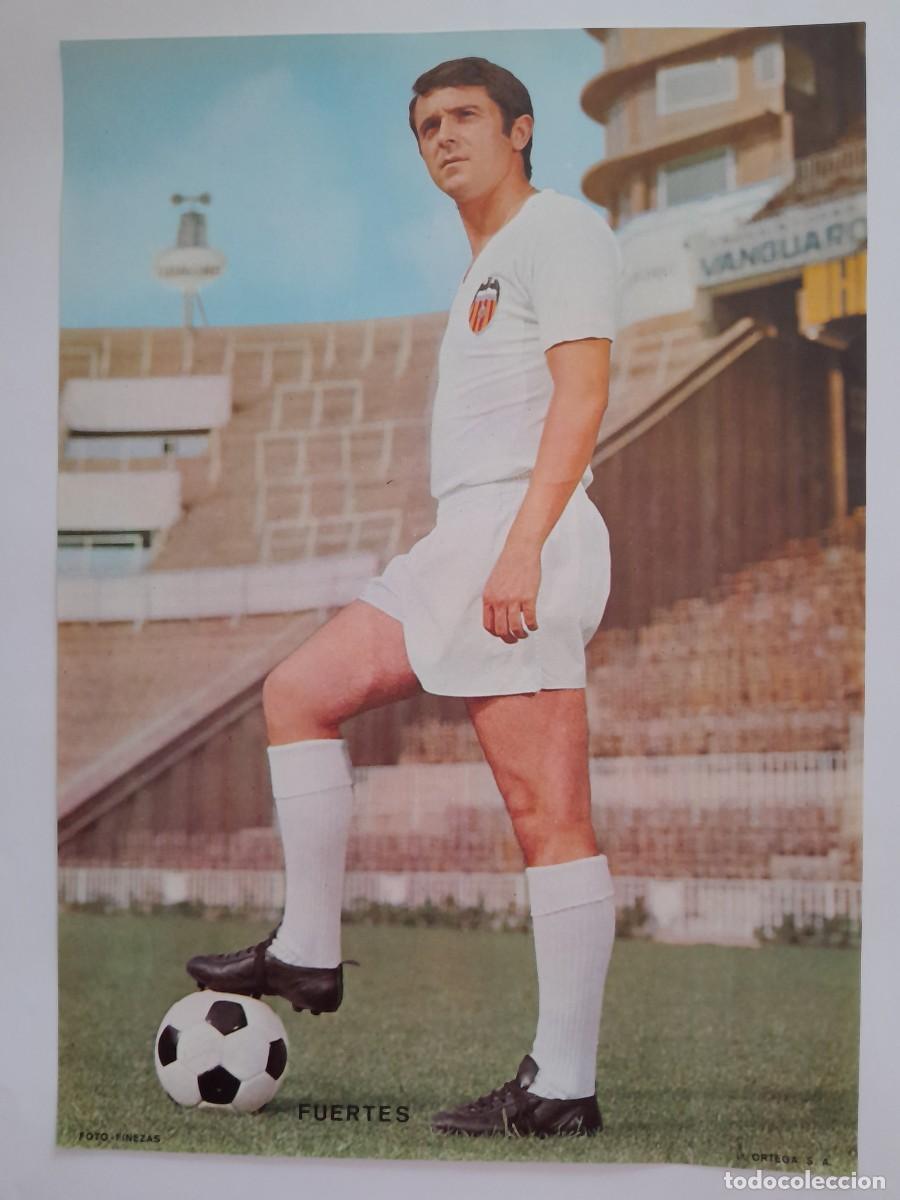 Sammelleidenschaft Sport: CARTEL VALENCIA CLUB FUTBOL FUERTES FOTO FINEZAS RV