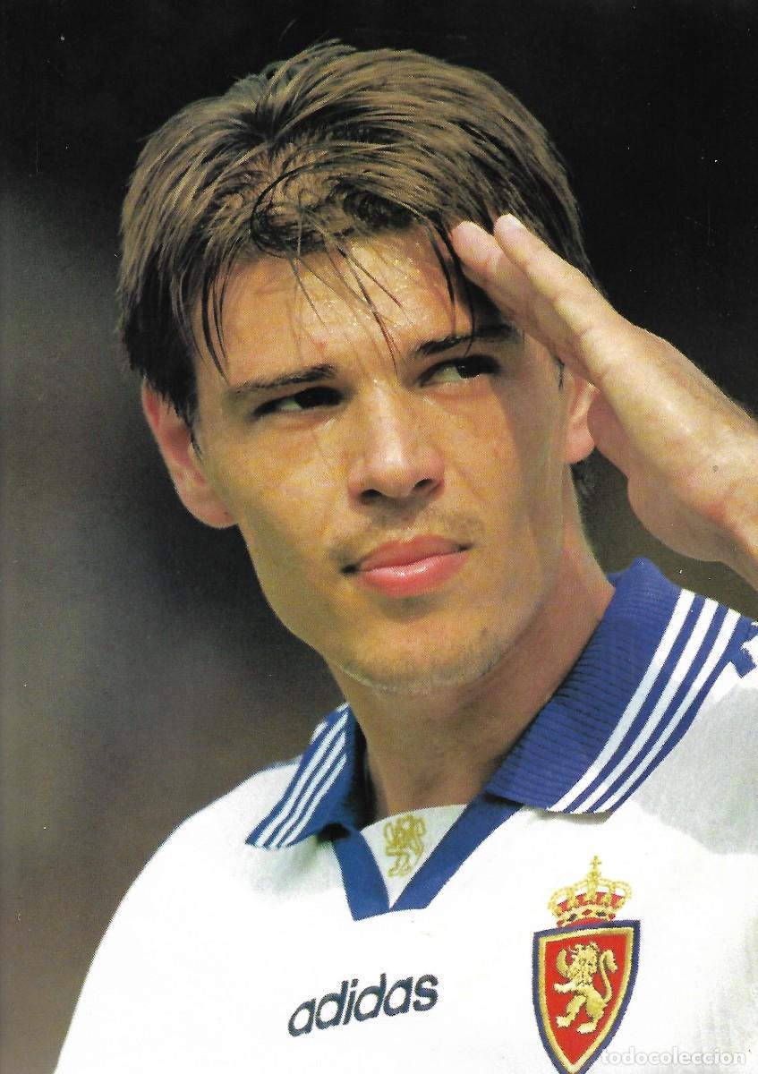 Collectionnisme sportif: REAL ZARAGOZA: Miniposter de SAVO MILOSEVIC. 1999