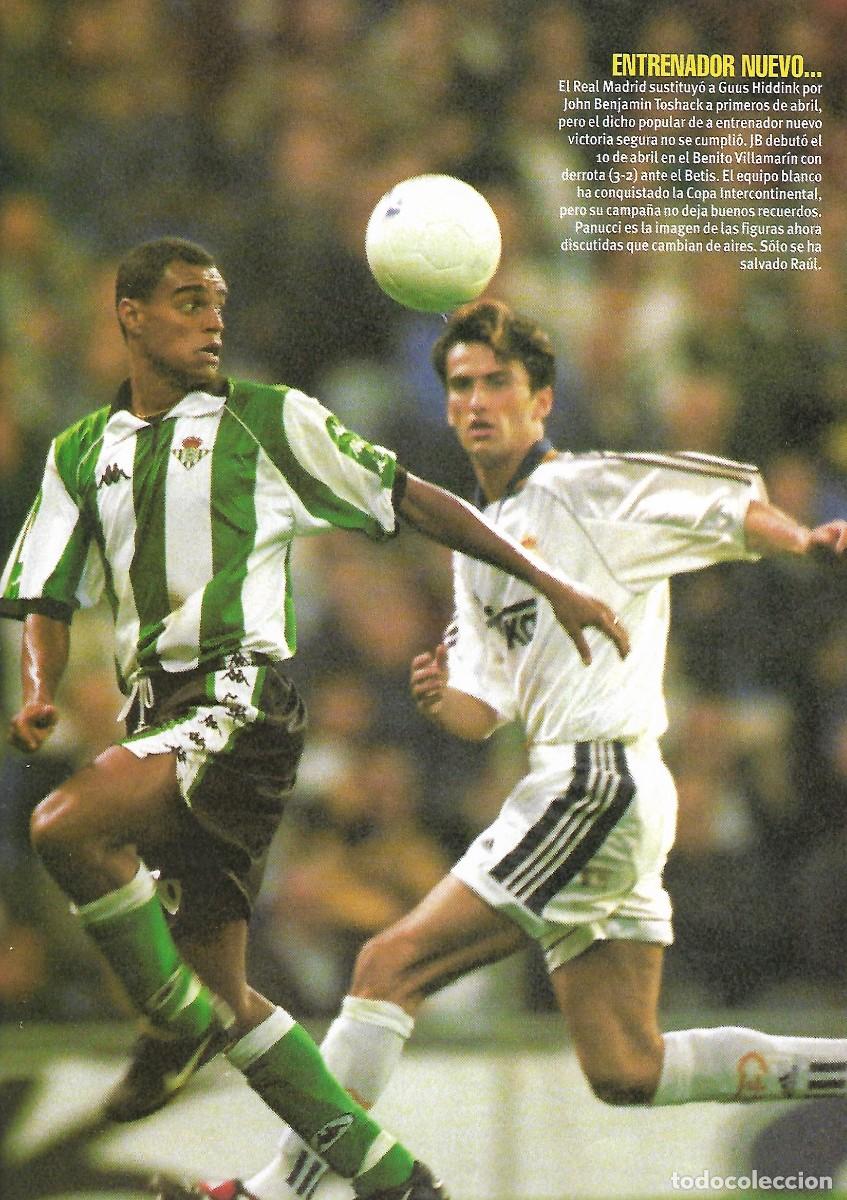 Collectionnisme sportif: REAL BETIS BALOMPI&Eacute;. Miniposter de DENILSON. 1999