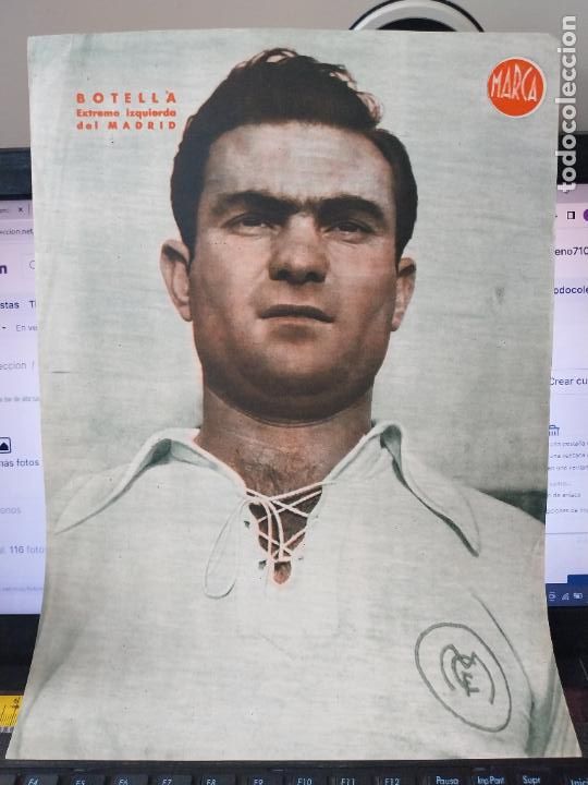 Sammelleidenschaft Sport: BOTELLA REAL MADRID MARCA A&Ntilde;OS 40 LAMINA POSTER ORIGINAL 34 X 23.7CM APRX