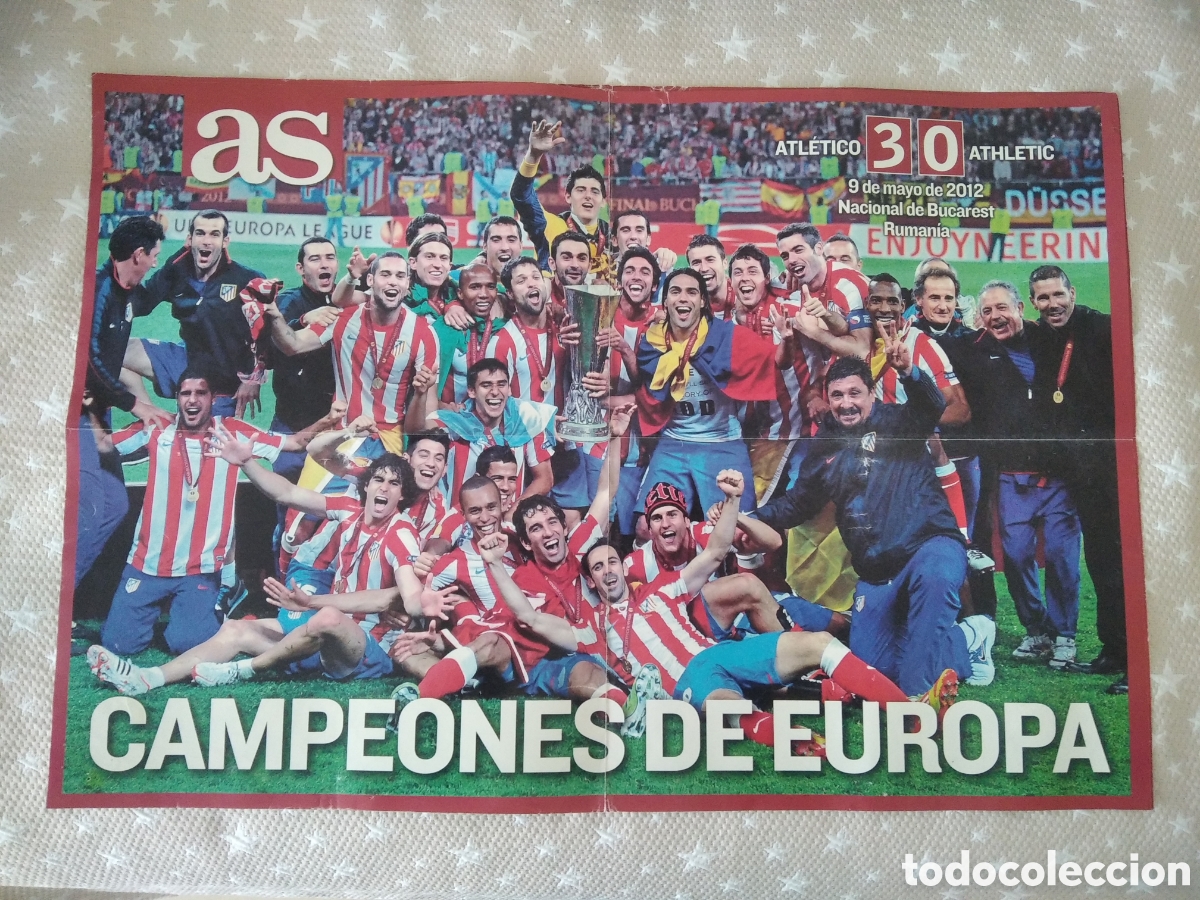 Coleccionismo deportivo: P&Oacute;STER ATL&Eacute;TICO DE MADRID - Foto 1