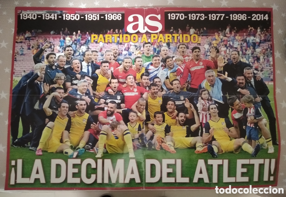 Sammelleidenschaft Sport: POSTER ATL&Eacute;TICO DE MADRID