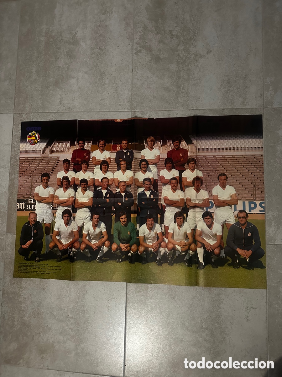 Collectionnisme sportif: Poster Real Madrid 77/78 - Pirri