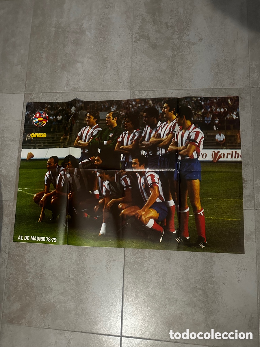 Collectionnisme sportif: Poster At. De Madrid 78/79 - Solsona y Bonhof Valencia