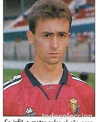 Coleccionismo deportivo: OSASUNA: Recorte de CASTILLEJO. 1995