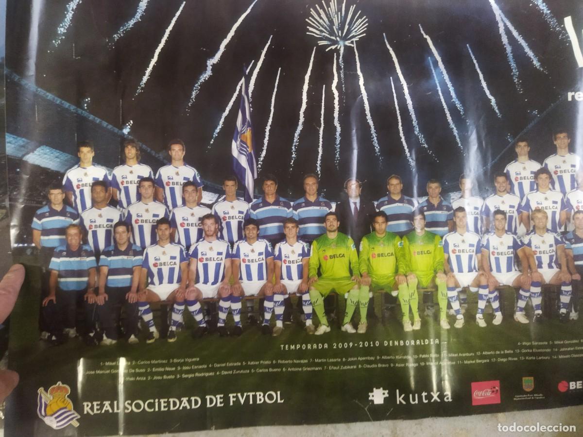 Coleccionismo deportivo: Posters real sociedad dos posters - Foto 1