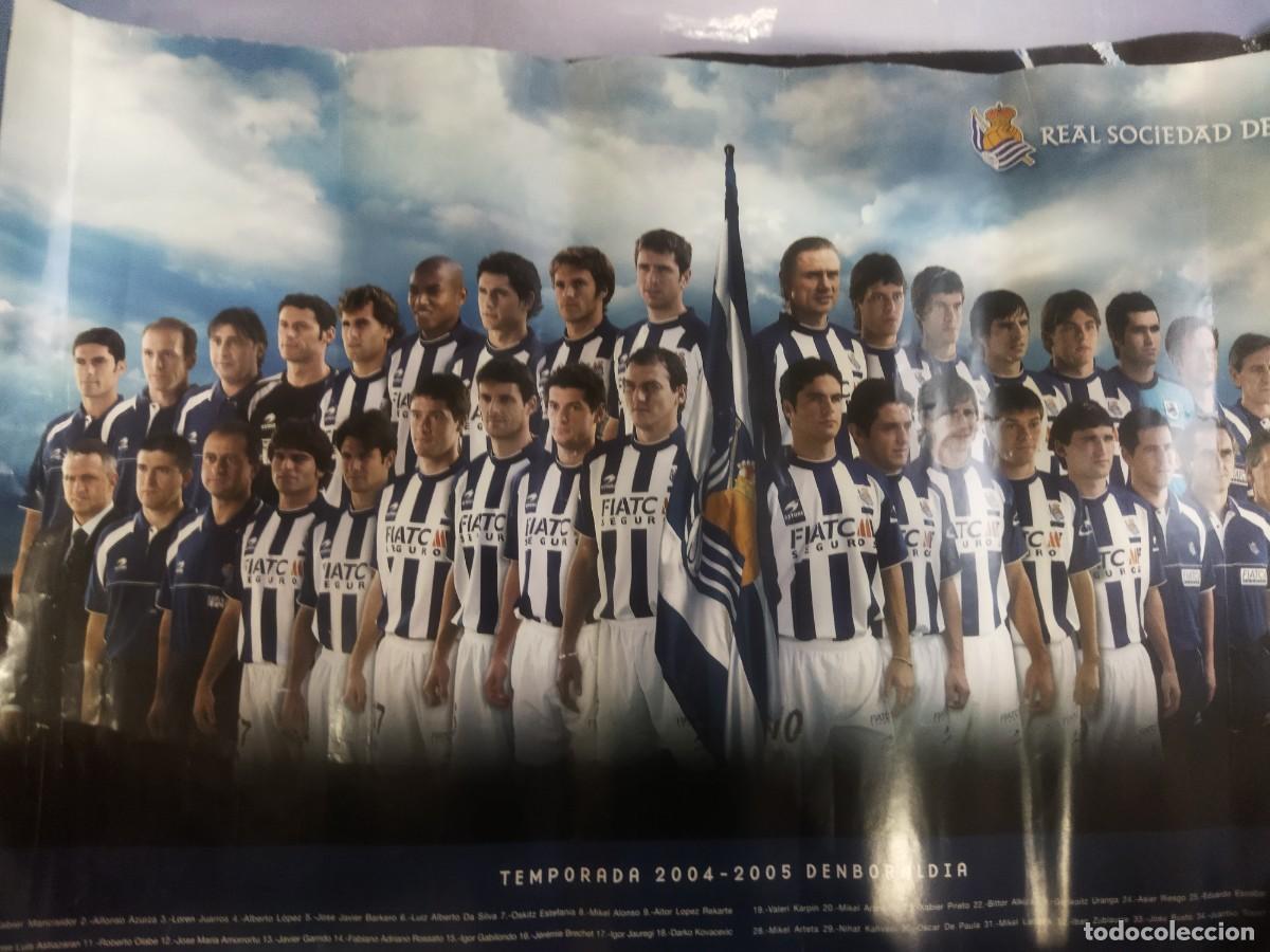 Coleccionismo deportivo: Posters real sociedad dos posters - Foto 2
