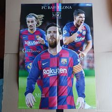 Messi Msg doble poster fc barcelona msg messi l. suarez g - Compra venta en ...