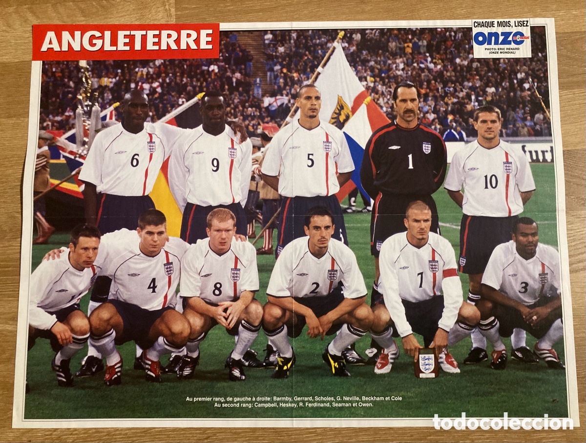 Coleccionismo deportivo: DAVID BECKHAM / SELECCI&Oacute;N INGLESA/ POSTER (54x40 cms) - Foto 2