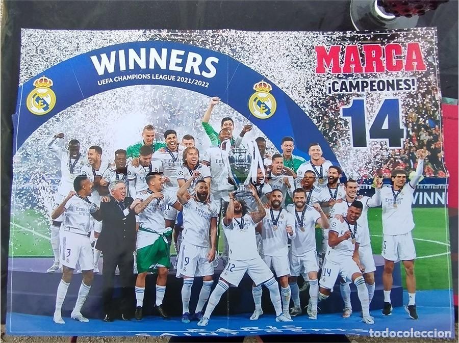 poster real madrid campeon winner champions lea - Compra venta en  todocoleccion