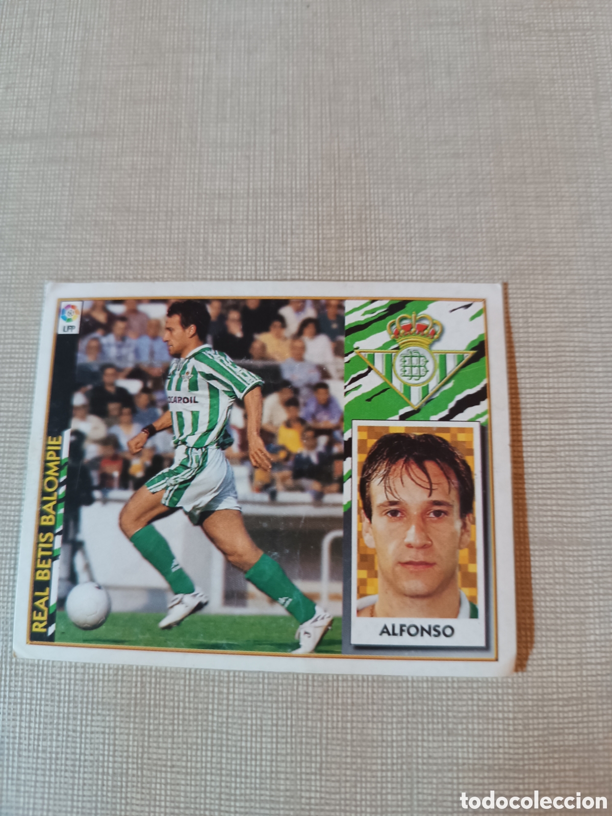 Coleccionismo deportivo: Cromo liga 97 98 colecciones este ALFONSO Real Betis balompi&eacute;