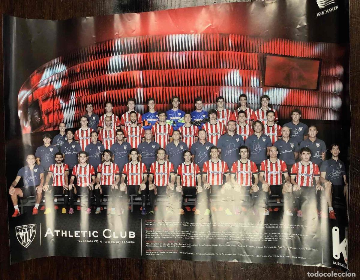 Coleccionismo deportivo: CARTEL ATHLETIC CLUB BILBAO. TEMPORADA 2014-2015