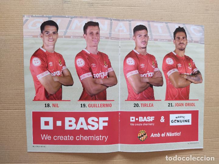 Collezionismo sportivo: POSTER REVISTA NASTIC DE TARRAGONA GIMNASTIC NIL JIMENEZ GUILLERMO TIRLEA JOAN ORIOL PUBLICIDAD BASF