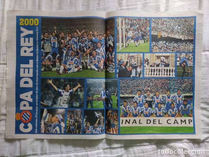 Collectionnisme sportif: LA GRADA ESPANYOL ESPA&Ntilde;OL POSTER CAMPEON COPA DEL REY 2000 TEBAS RUBIALES PUBLICIDAD INNJOO