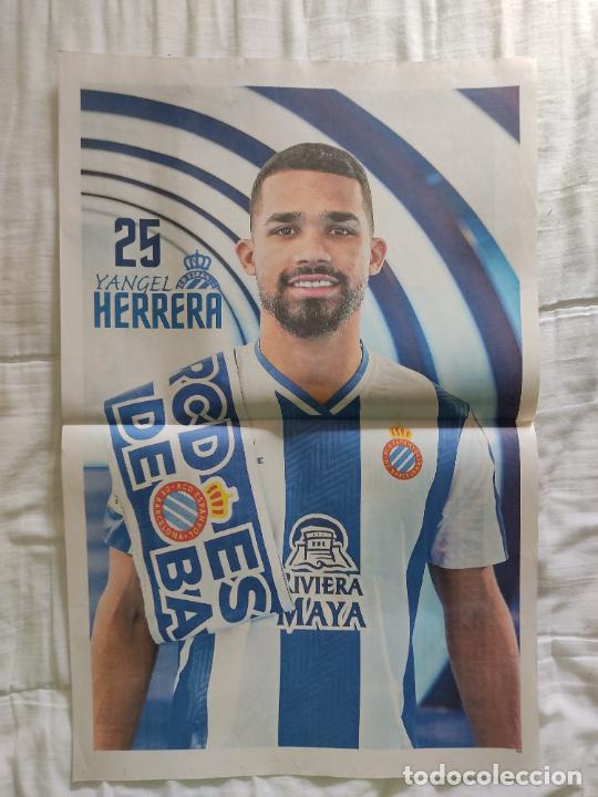 Collectionnisme sportif: YANGEL HERRERA PERIODICO LA GRADA ESPANYOL ESPA&Ntilde;OL MAX SVENSSON PUBLICIDAD BOKET