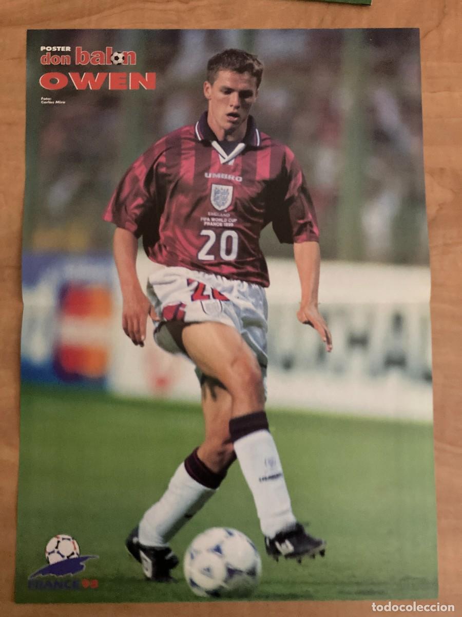 Coleccionismo deportivo: POSTER MICHAEL OWEN - Foto 1