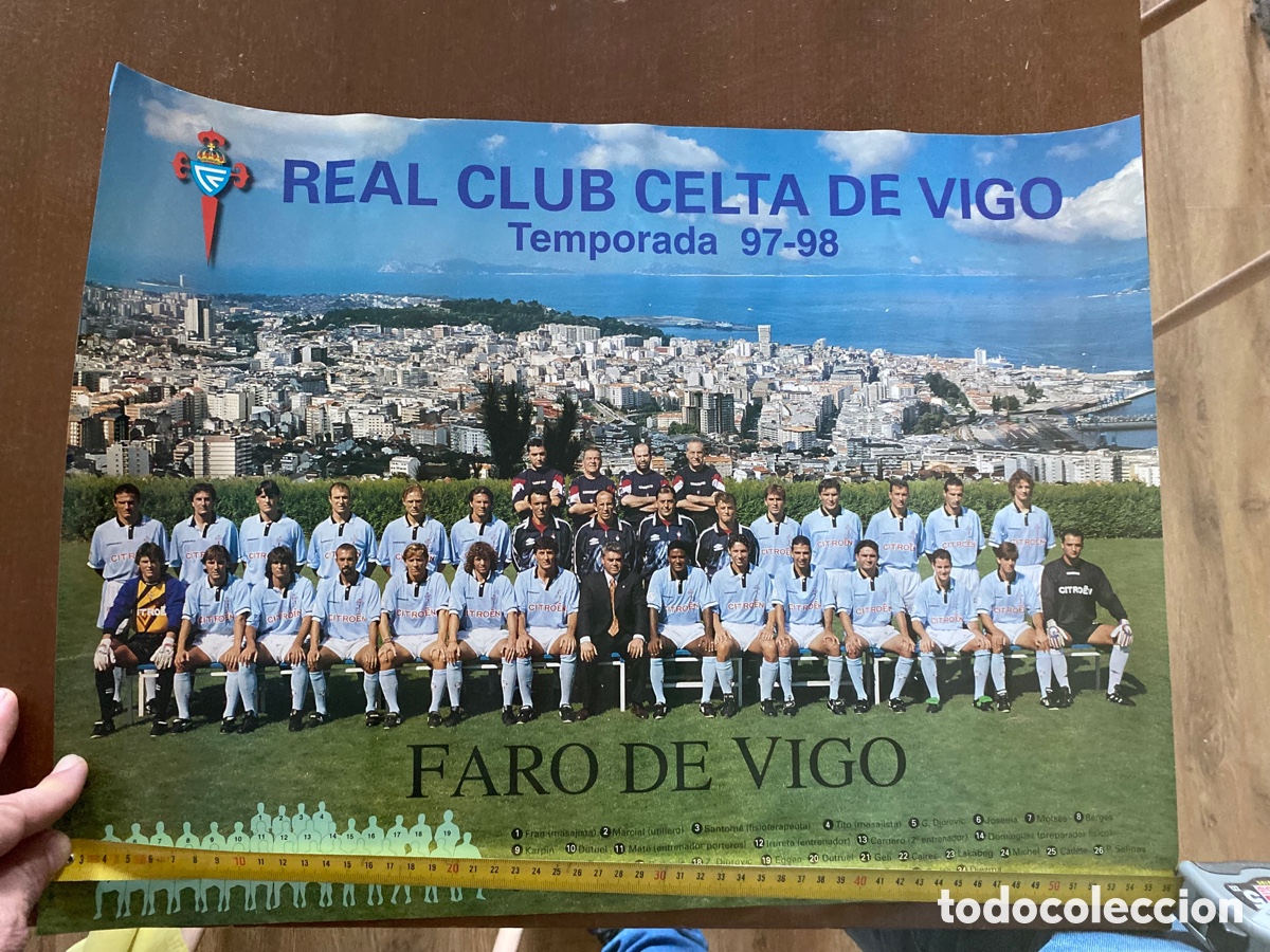 Coleccionismo deportivo: Equipo celta de Vigo - Foto 2