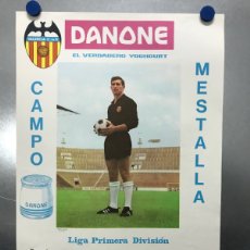 Coleccionismo deportivo: CARTEL DE FUTBOL - LIGA - VALENCIA C.F. - REAL MADRID Y SEVILLA C.F. - AÑO 1967