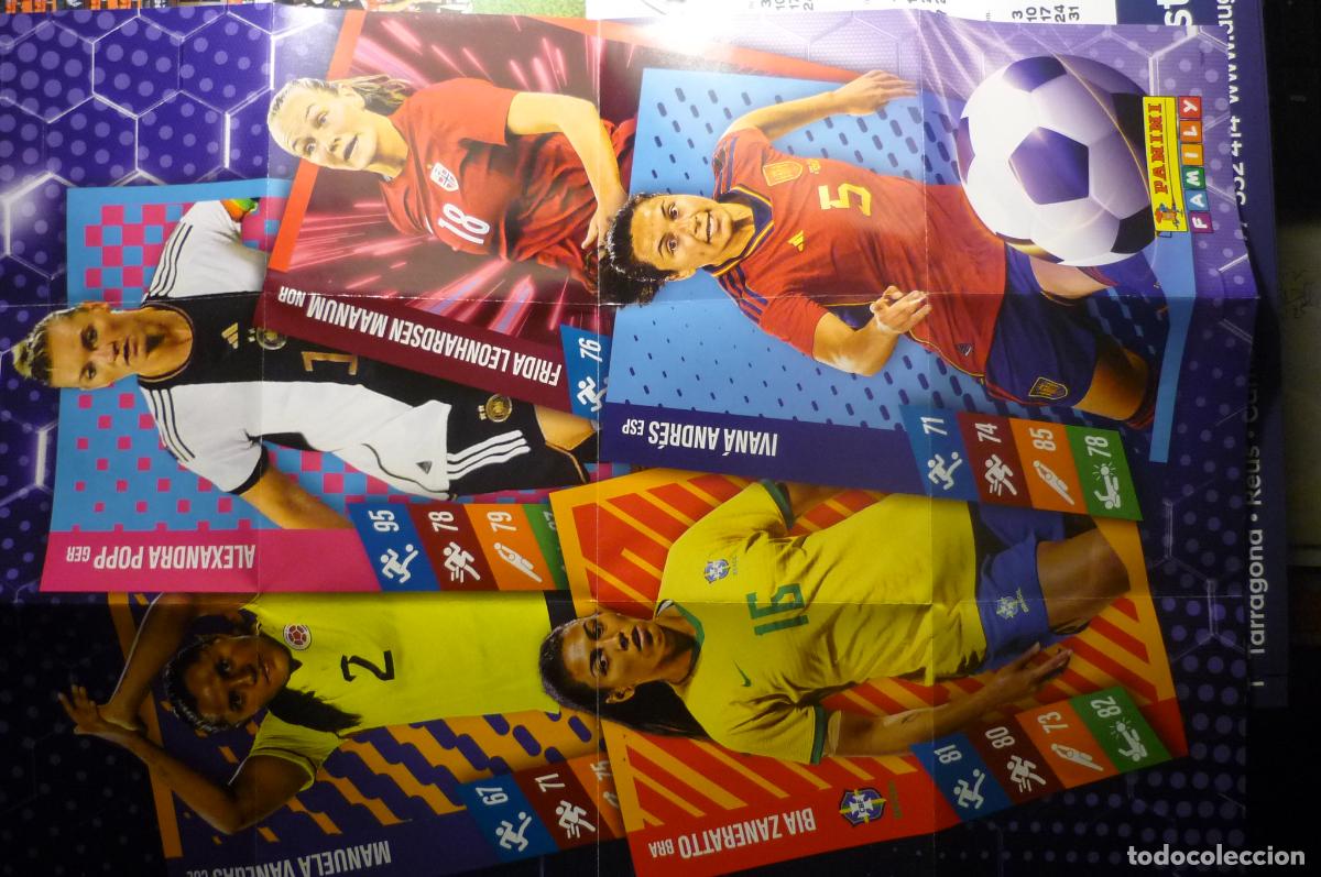 Collezionismo sportivo: poster futbol femenino panini family